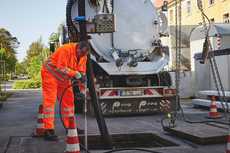 Czyszczenie rurociągów deszczowych